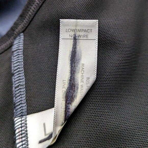 Livi Active Lane Bryant Womens Bra Sports Wireless Strappy T Back Gray 22 / 24 - Picture 10 of 10